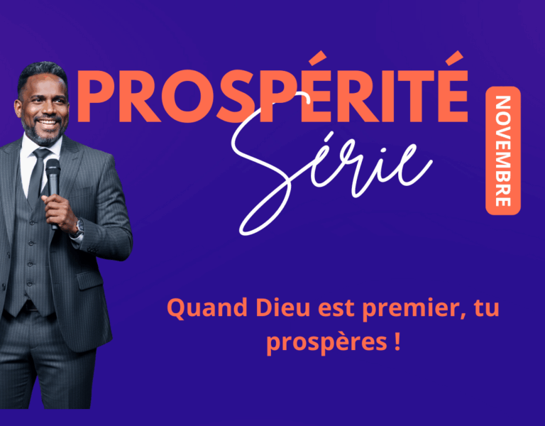 Quand Dieu est premier, tu prospères !